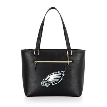 Imagem de PICNIC TIME Bolsa térmica NFL Philadelphia Eagles Uptown, lancheira isolada, bolsa de praia estilosa com refrigerador macio, (preto)