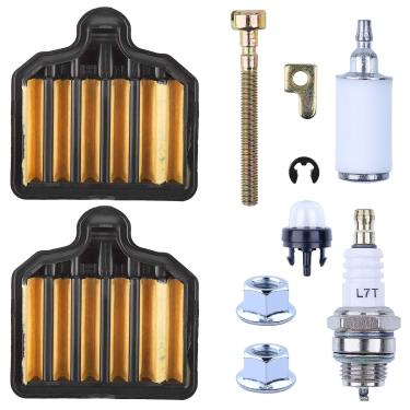 Imagem de Hyceker Kit de ajuste de filtro de ar 575296301 para Poulan Pro PP5020AV PR5020 PP4818A Craftsman 358350981 358350980 358350982 50cc Limpador de ar plissado Assy Primer Bulbo Bar Nut Chain Tensioner