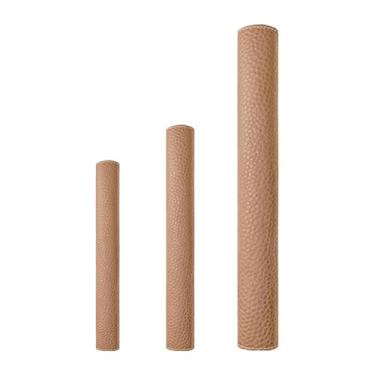 Imagem de YWJLQH 3 pces geladeira maçaneta da porta cobre protetores de alça fácil de limpar tampas de alça de aparelho antiderrapante, para utensílios de cozinha, Marrom