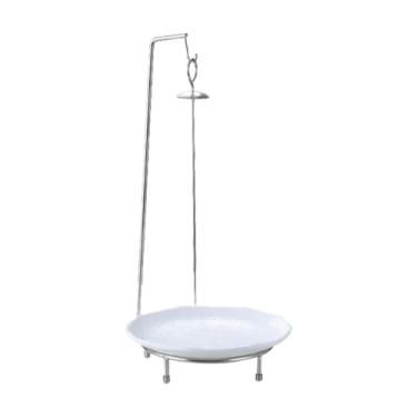 Imagem de Fenteer Suporte para Kebab E Espetos de Churrasco, Branco, Tamanho real