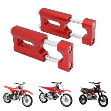 Imagem de USTPO Suportes de braçadeira de guidão de motocicleta CNC universal para CRF SSR XR Tao Tao 50 70 110 Dirt Pit Bike Vermelho
