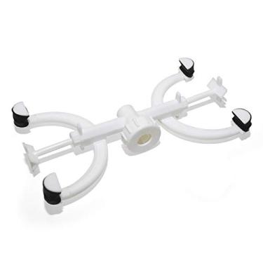 Imagem de Braçadeira de Bureta Dupla de Polipropileno Bel-Art para Haste de Suporte de 1,2 cm (F18206-0000)