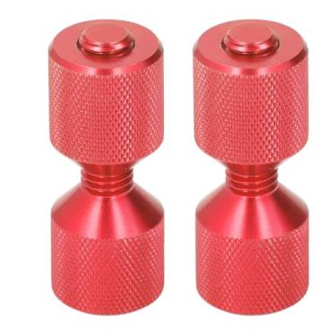 Imagem de Pino de Alinhamento de Flange de Furo Duplo, Conjunto de Pinos de Alumínio Anodizado para Flanges de 0,5 a 14 pol., Rosca M12, Design Leve e Ergonômico para Peças Automotivas,