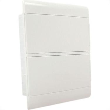 Imagem de Centrinho Steck Pvc 24 Disjuntor Din Embutir Branco