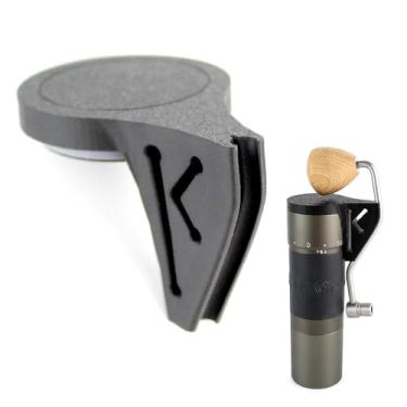 Imagem de Capa de armazenamento de alça selada para kingrinder k4-k6 Alça manual de moedor de café conveniente para armazenamento doméstico e acampamento (K4-K6 (cabo curvo))