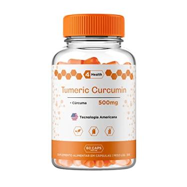 Imagem de Cúrcuma Tumeric Curcumin 500mg 60 Cápsulas 4 Health