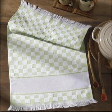 Imagem de Pano de Copa Felpudo para bordar -Dohler - DOHLER SA, VERDE, 41CM X 60