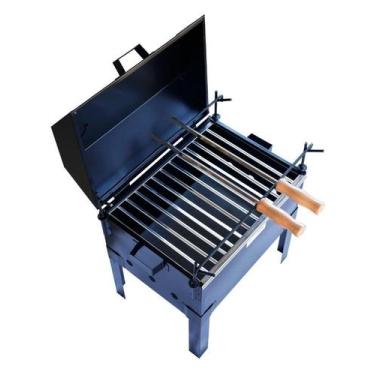 Imagem de Churrasqueira Mini com Suporte Para espeto RHR