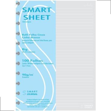 Imagem de Refil Caderno Inteligente Discos 90g 100 Fls Pauta Branca G - Best