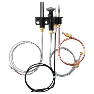 Imagem de Conjunto piloto de gás natural para lareira 69l17, J4117, 904405, peças de reposição piloto com termopar, compatíveis com Lennox Elite, Merit, IHP, Astria, Superior, lareiras