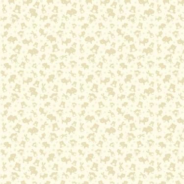 Imagem de Papel Parede Animais Fundo Amarelo Claro Decorativo Adesivo