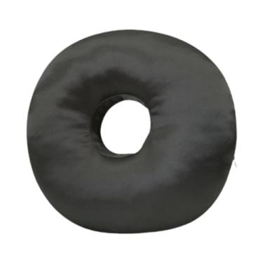 Imagem de Ｂｅｓｇａ Travesseiro de travesseiro perfurado travesseiro, tampa lavável ergonômica com guardas de zíper protetor confortável o em forma de orifício da orelha, Preto