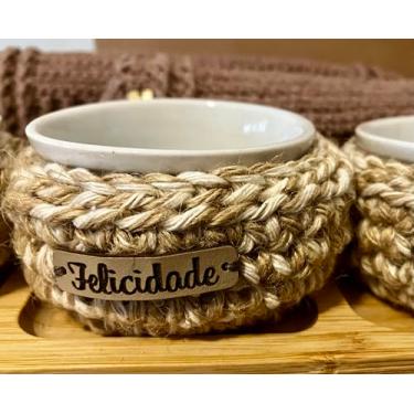 Imagem de Kit 3 Ramekins para Temperos e Jogo Americano em Crochê