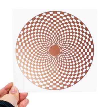 Imagem de Placa Grafico Gerador de Energia Círculo PVC 15x15cm - Radionica Radie