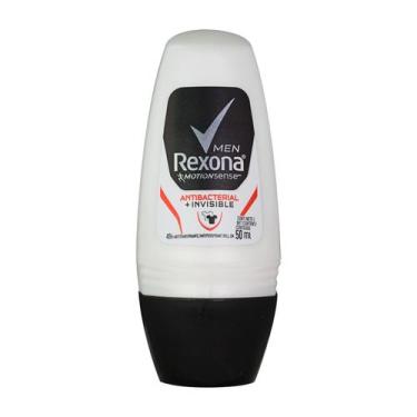 Imagem de Desodorante Roll On Rexona Men Antibacterial + Invisible 50ml