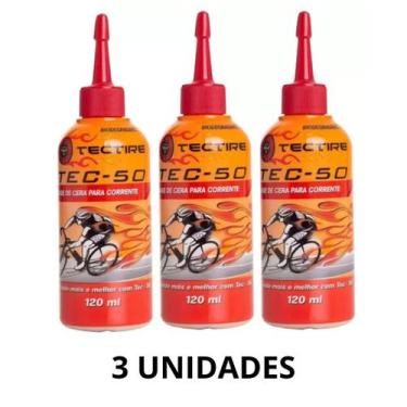 Imagem de Óleo Lubrificante  Bike Tectire Tec50 Cera Corrente Bicicleta 120ml KI