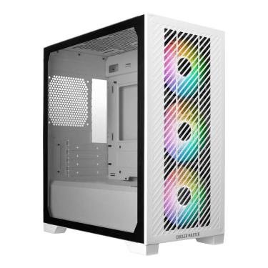 Imagem de Gabinete Cooler Master Elite 301 - Vidro Temperado - 3xFan 120mm - Mid-Tower - Branco E301-WGNN-S00