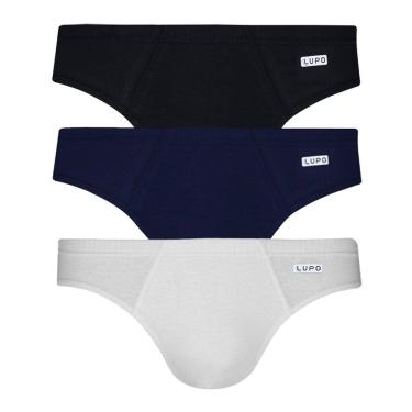 Imagem de Kit C/3 Cuecas Slip Adulto Lupo 515-089