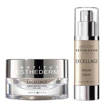 Imagem de Esthederm Excellage Kit - Sérum Facial Anti-Idade + Creme Anti-Idade Á
