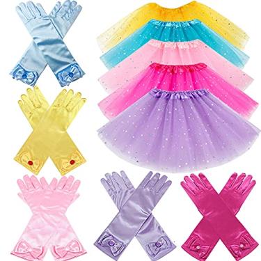 Imagem de 10 peças de vestido de princesa tutu, acessórios de balé, saia tutu para meninas, lembrancinhas de festa à fantasia