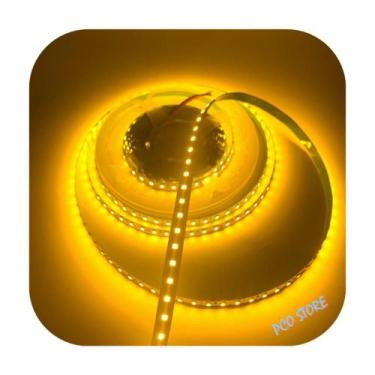 Imagem de Fita De Led 3528 Alto Brilho 25w/m 5mts 240 Leds/m 12v Amarelo - PCO