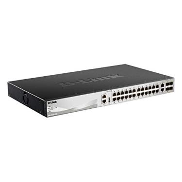 Imagem de D-Link DGS-3130-30TS DGS 3130-30TS - Switch - L3 Lite - Gerenciado - 24 x 10/100/1000 + 2 x 10 Gigabit Ethernet + 4 x 10 Gigabit SFP+ - Desktop, Rack-mou