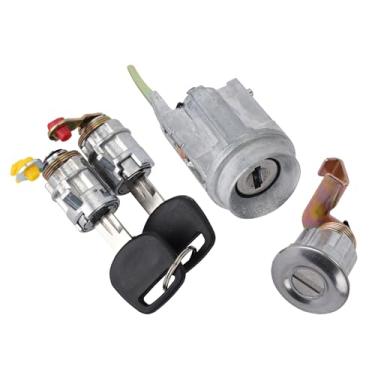 Imagem de Rldym Conjunto de fechadura de portas cilíndricas de interruptor de ignição com 2 chaves 69005-35130, D2191608 para Toyota Pickup Hilux LN80 LN81 LN86 LN91 LN100 LN105 LN106 LN107 LN109 RN80 RN85 RN90