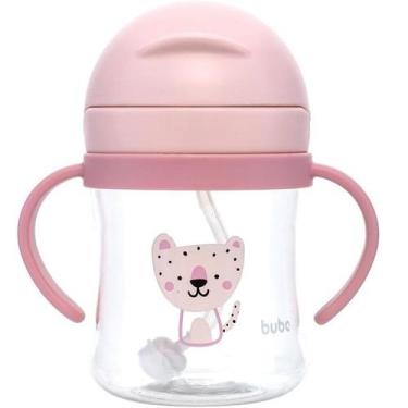 Imagem de Copo com Valvula Anticolica 250ML Buba Rosa