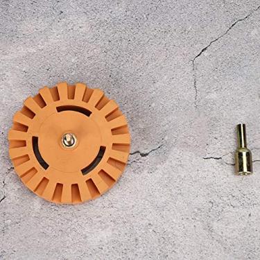 Imagem de Borracha Borracha Roda Etiqueta Filme Remoção Pneumático Decal Cleaner Disco 4in Diâmetro Aplicável para Carro Barco RV Caminhão Bicicleta