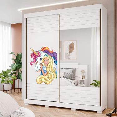 Imagem de Adesivo Para Guarda Roupa Unicórnio Mod05