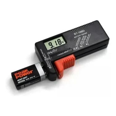 Imagem de Medidor Digital Testador De Carga Pilha Aa, Aaa, Bateria 9V