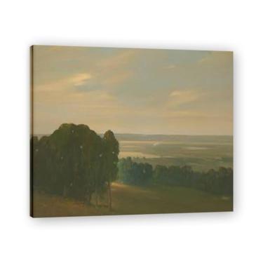 Imagem de LKXGRRSFG Eucalyptus Grove in a Vast Xavier Timoteo Martínez Tonalist Canvas Prints - Arte de parede de paisagem da Califórnia e decoração de casa 20 x 24 cm