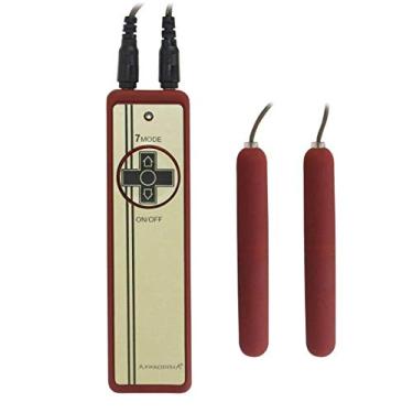 Imagem de Cápsula dupla com 7 vibrações e controle - 7 Function Slender Dual Bullets, APHRODISIA, Preto