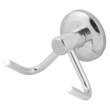Imagem de Gancho Cabide Duplo De Toalha Em Aço Inox E Alumínio