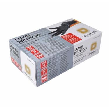 Imagem de CAIXA MASTER UVA NITRÍLICA DESCARTÁVEL SEM PÓ PRETA DESCARPACK 2000UN (G)