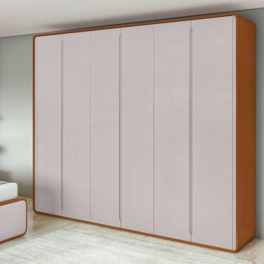 Imagem de Guarda Roupa Casal 6 Portas MDF Loop Lopas