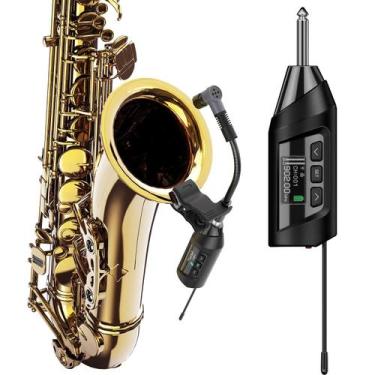 Imagem de Sistema de Microfone Sem Fio SGPRO para Saxofone - Clip-On com EQ