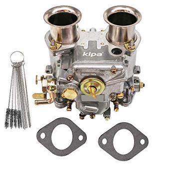 Imagem de KIPA Carburador de substituição para 40 DCOE Weber 40 mm Twin Choke Carb número de peça 19550.174 serve para motores VW 1975-1992 de 8 V resfriados a água