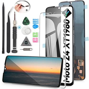 Imagem de YWLRONG Lcd para Oled Motorola Moto Z4 Substituição de Tela Display Lcd Conjunto de Tela Digitalizadora de Toque para Motorola Moto Z4 Xt1980 Xt1980-3 Xt1980-4 Display Lcd com Ferramentas(Suporte Para