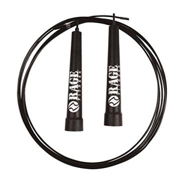 Imagem de RAGE Fitness Corda de velocidade R1 projetada por um campeão mundial de cordas, ideal para boxe e treinamento fitness, cabo ajustável de 38 cm