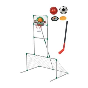 Imagem de YIJU 3 em 1 jogo infantil jogo de aro esportivo de basquete fácil Assemble basquete de basquete Brinquedo de basquete