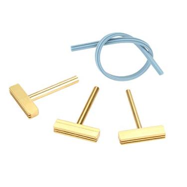 Imagem de T Dicas de ferro de sol de alta qualide Os acessórios de sol de silício de latão para LCD Reparo de cabo flexível 3pcs Conjunto 30w 40w 60w