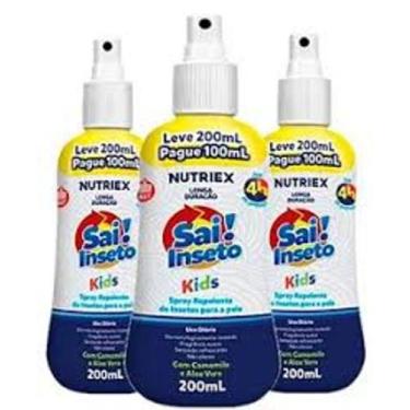 Imagem de Kit 2x Repelente contra Dengue Spray Sai Insetos Family 4h 200ml c/ DE