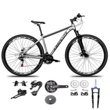 Imagem de Bicicleta Aro 29 Absolute Nero 5 Kit 2x9 Gta Sunrun Freio Disco K7 Garfo com Trava (Cinza, 17)