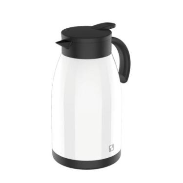 Imagem de Bule Térmico Elegance 1L Aço Inox Soprano, Branco