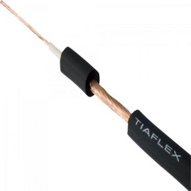 Imagem de Fio Guitarra 0,20mm Emborrachado Preto Tiaflex