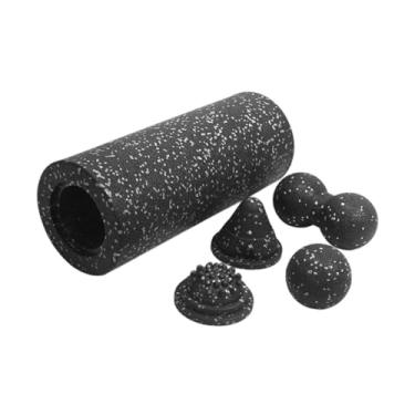 Imagem de Vaveren Conjunto de rolos de espuma, rolo de massagem, bola de massagem confortável, equipamento de fitness de alta densidade para academia doméstica e