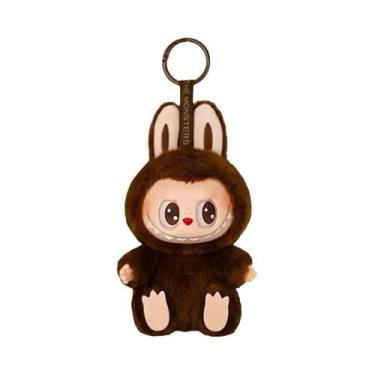 Imagem de Labubu Sentado Pelúcia Vinil Caixa Surpresa Macaron Alta Qualidade Bon