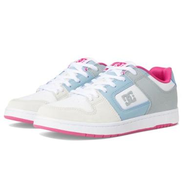 Imagem de DC Tênis feminino casual de skate Manteca 4, Azul/rosa, 8