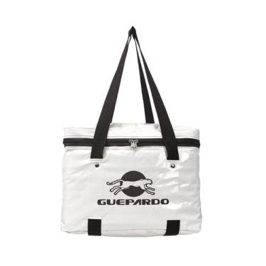 Imagem de Bolsa Térmica Guepardo Casus 21L Com Alça E Zíper Branco